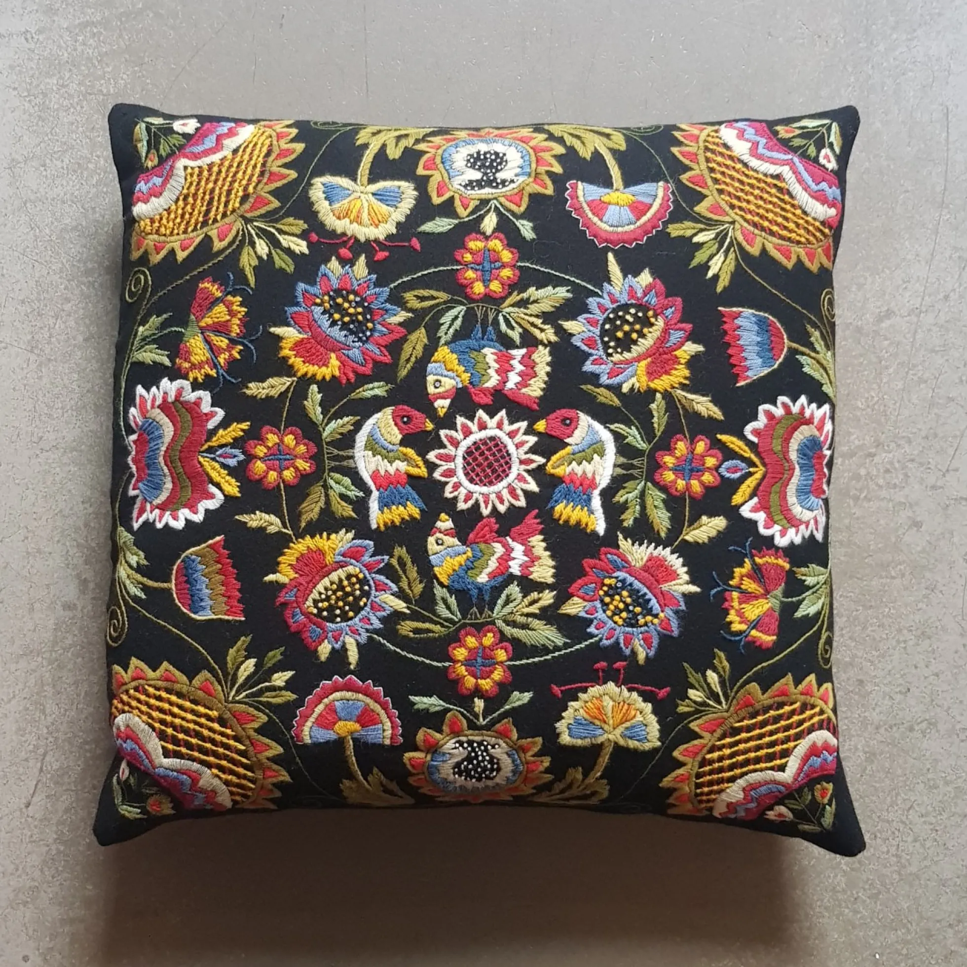 Bröllopsdyna från Skåne, broderikit