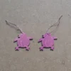 Hänge Kyckling, lila 2-pack