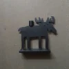 Älg, ljusstake