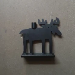 Älg, ljusstake