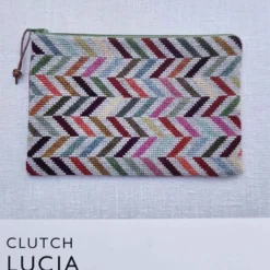 Lucia, broderikit börs