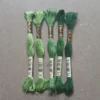 Moulinégarn grön, 5-pack