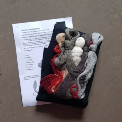 Önnestads bröllopskudde, broderikit
