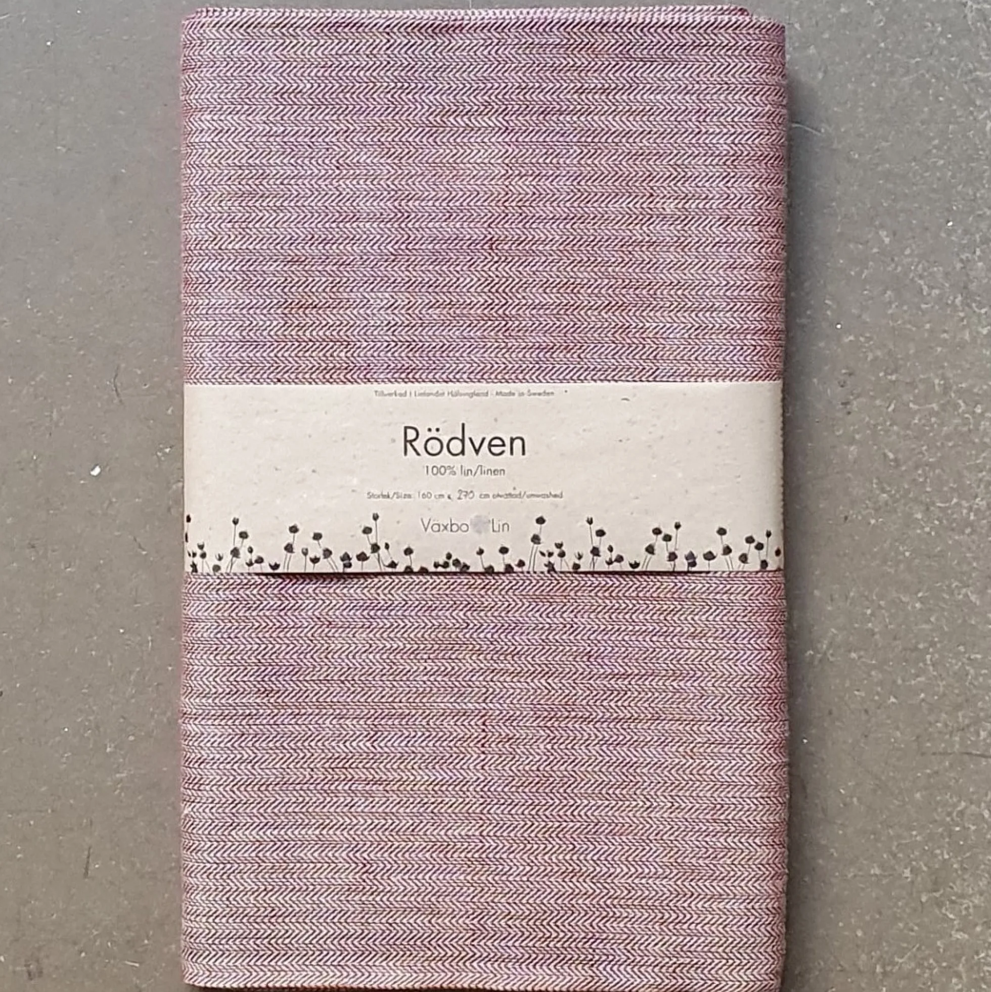 Rödven, bordeaux duk