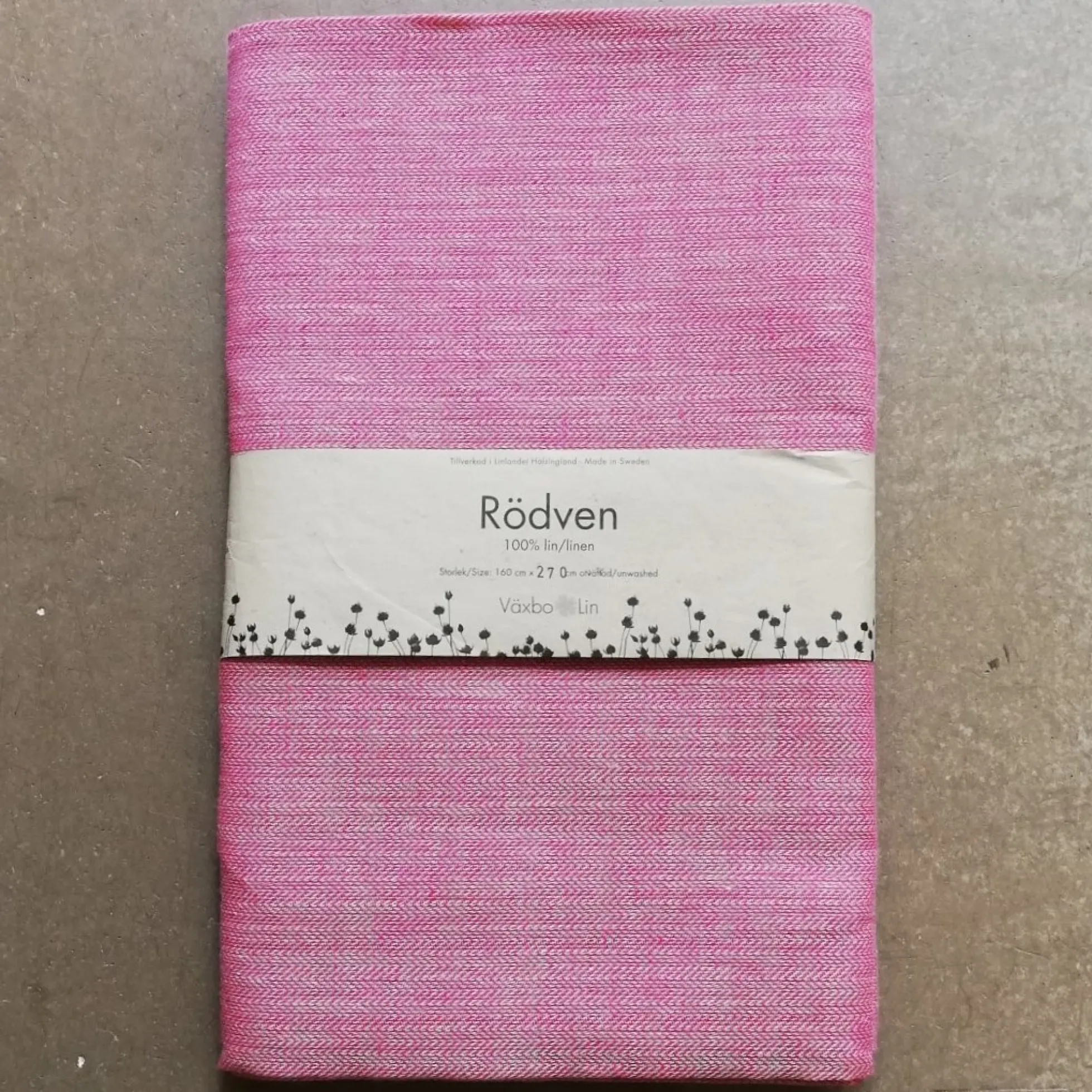 Rödven, cerise duk