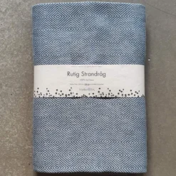 Rutig Strandråg, blå duk