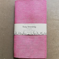 Rutig Strandråg, cerise duk