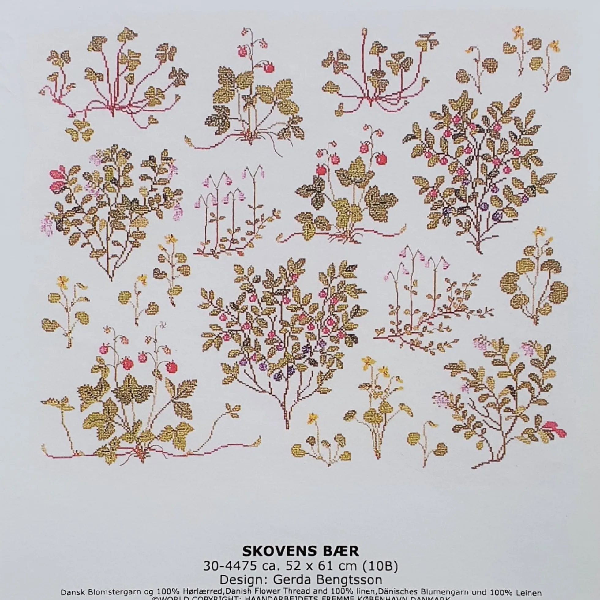 Skogens bär, broderikit