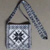 Stjärnväska svart, broderikit