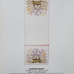 Trädgårdens ogräs, löpare, broderikit